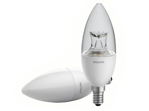Wi-Fi лампочка Philips Smart E14 LED Candle Light Bulb Matte фото 4