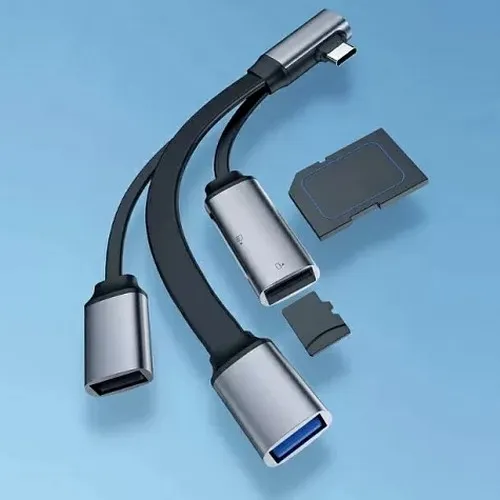 Многофункциональный адаптер HAGiBiS USB-C (ACL05) фото 3