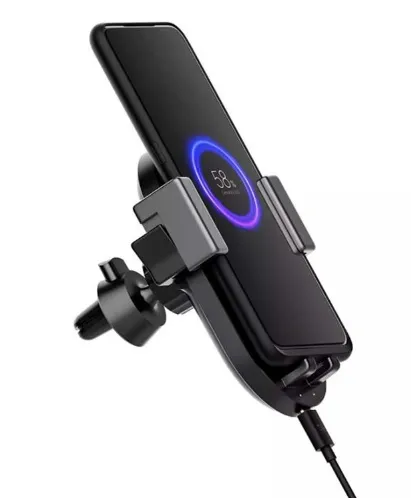 Автомобильный держатель с функцией беcпроводной зарядки Xiaomi ZMI Wireless Charging Car Holder 20W (WCJ10) фото 2