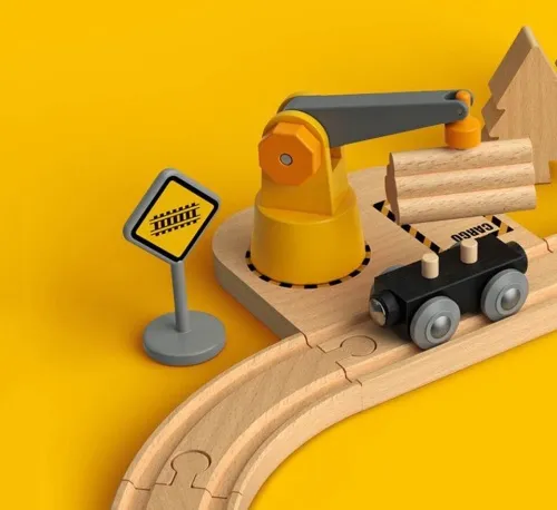 Детская железная дорога Xiaomi Mitu Track Building Block Electric Train Set фото 3