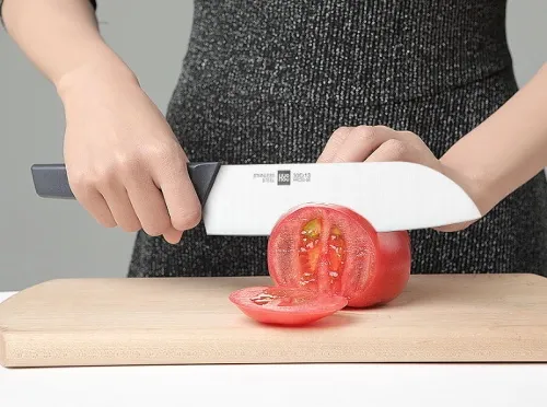 Набор ножей Xiaomi Huo Hou Fire Kitchen Steel Knife Set (6 предметов с подставкой) фото 9