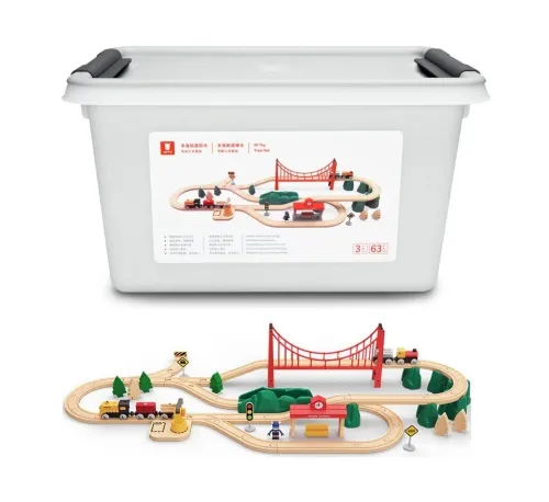 Детская железная дорога Xiaomi Mitu Track Building Block Electric Train Set фото 2