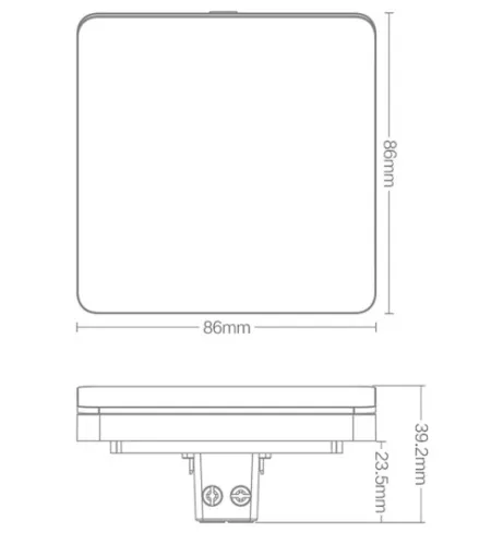 Настенный выключатель Xiaomi Yeelight Smart Flex Switch двойной (YLKG13YL) фото 3