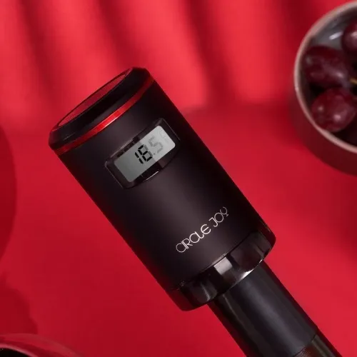 Пробка вакуумная с датчиком температуры Xiaomi Circle joy round smart wine preservation plug фото 6