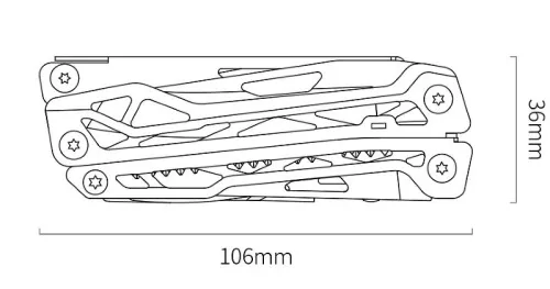 Мультитул Xiaomi NexTool Nato Multifunction Knife (KT5024/NE0123) фото 11