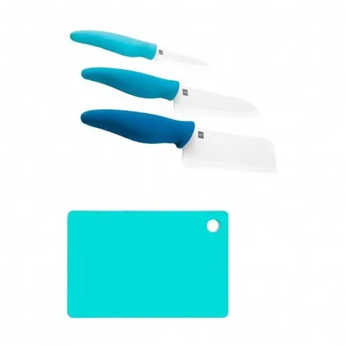 Набор керамических ножей с разделочной доской Xiaomi Huo Hou Hot Ceramic Knife Chopping Block Kit фото 2