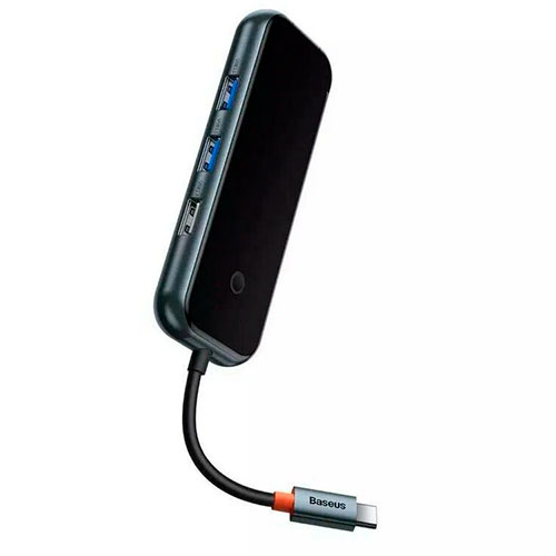 Адаптер-Хаб Baseus ACMEJOY 5-Port Type-C Hub Adapter (Type-C to HDMI*1+USB 3.0*2+USB 2.0*1+Type-C PD&Data*1)  WKJZ010213 фото 2