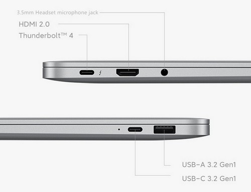 Ноутбук Xiaomi RedmiBook Pro 15" 2022 (Core i5-12450H 16Gb, 512Gb, RTX2050) JYU4462CN Серый фото 5