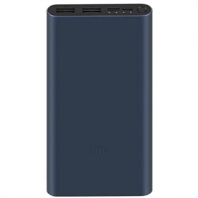 Внешний аккумулятор Xiaomi Mi Power Bank 3 2-USB 10000 mAh (PLM13ZM)