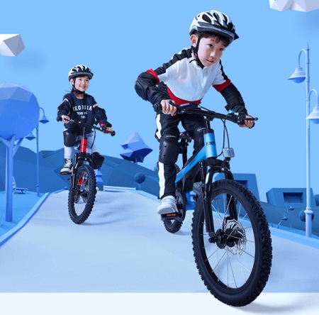 Подростковый велосипед Xiaomi Ninebot Kids Sport Bike (N1KB18) 18" фото 2