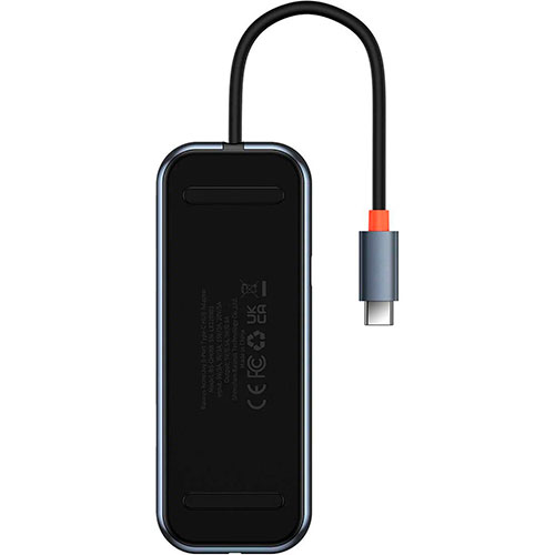Адаптер-Хаб Baseus ACMEJOY 5-Port Type-C Hub Adapter (Type-C to HDMI*1+USB 3.0*2+USB 2.0*1+Type-C PD&Data*1)  WKJZ010213 фото 5