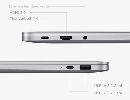 Ноутбук Xiaomi RedmiBook Pro 15" 2022 (Core i5-12450H, 16Gb, 512Gb, UHD Graphics) JYU4461CN Серый фото 5