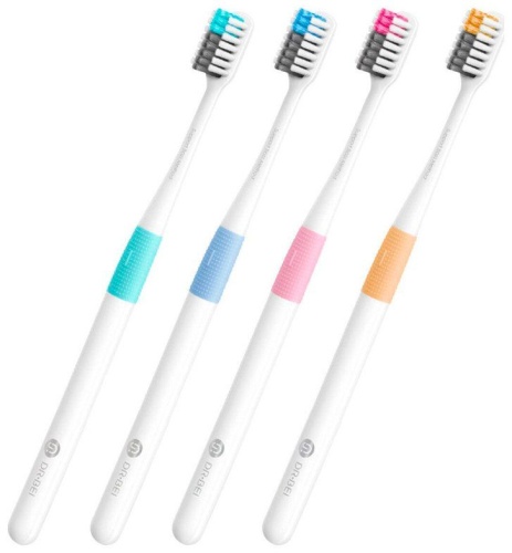 Набор зубных щеток Xiaomi Doctor B Bass Method (4 шт) фото 2