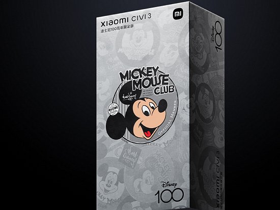 Показали интерфейс Xiaomi Civi 3 Disney 100th Anniversary Edition