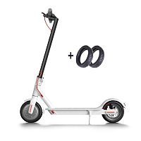 Электросамокат Xiaomi MiJia Electric Scooter М365 (+2 покрышки)