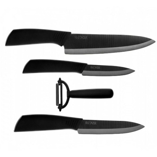 Набор керамических кухонных ножей Xiaomi Huo Hou Nano Ceramic Knife (4 ножа)