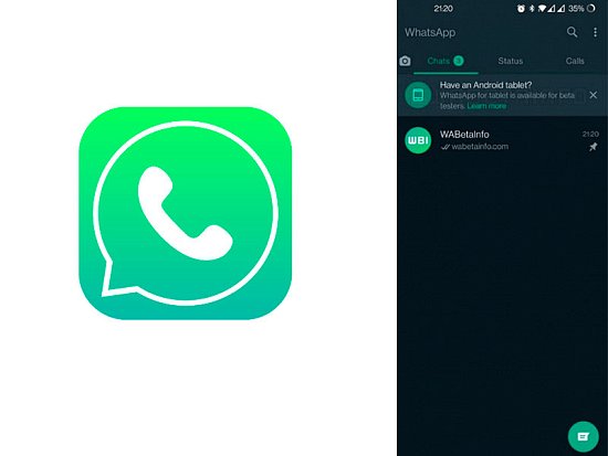 WhatsApp начнет различать смартфон и планшет