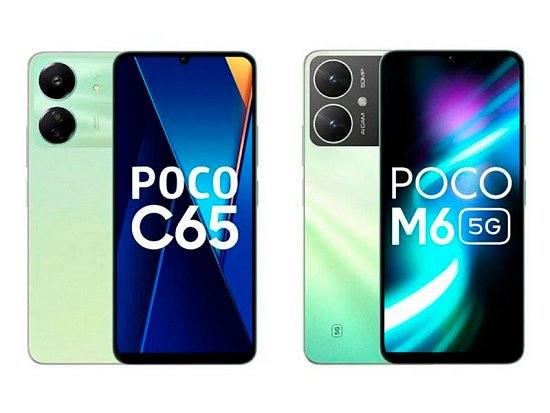 POCO M6 5G и POCO C65 представлены в новых цветах