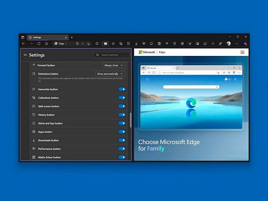 Microsoft Edge научился открывать два сайта в одной вкладке